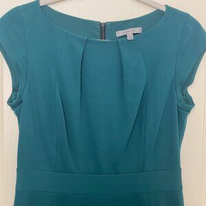 Classiques Entier Jewel tone dress with exposed back zipper. Size 6